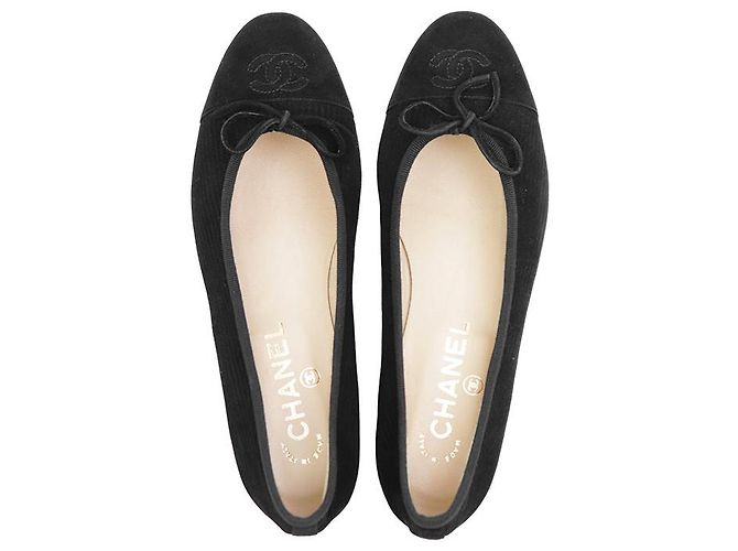 Ballerines en cuir Chanel - vue 5