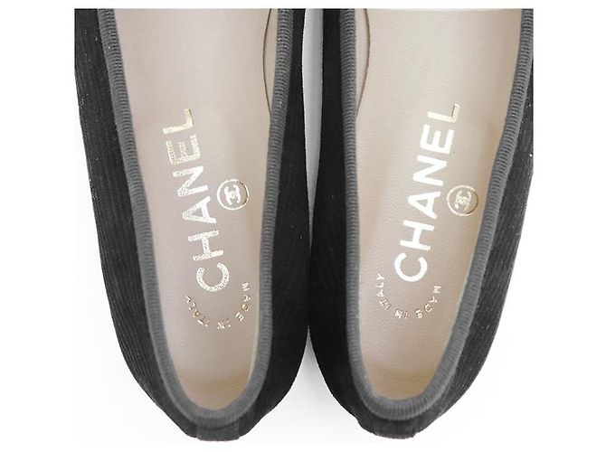 Ballerines en cuir Chanel - vue 6