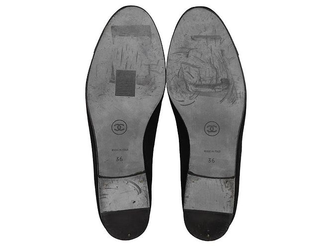 Ballerines en cuir Chanel - vue 8