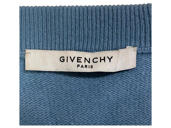 Givenchy Cashmere Blend V Neck Knit Sweater - view 6