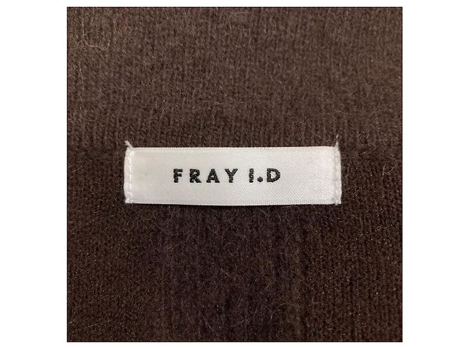 Autre Marque Fray I.D Raccoon Double Face Polo Pullover Strick-Minirock-Set - Ansicht 5