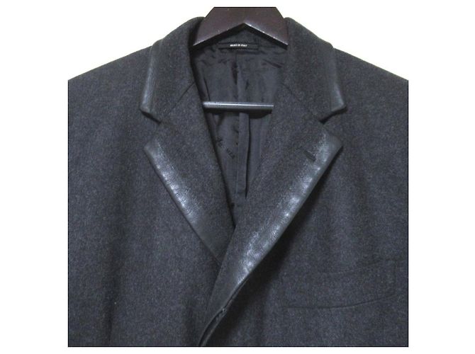 Hermès Cappotto in pelle e lana SUPER120S Hermes PhantomTechnique - vista 4