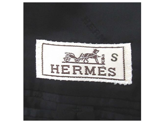 Hermès Cappotto in pelle e lana SUPER120S Hermes PhantomTechnique - vista 8