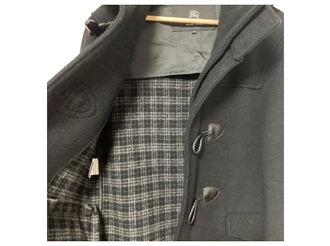 Abrigo de lana Burberry negro - vista 4