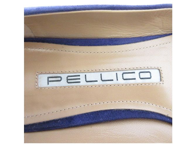 Autre Marque Décolleté in camoscio con punta quadrata Pellico - vista 7