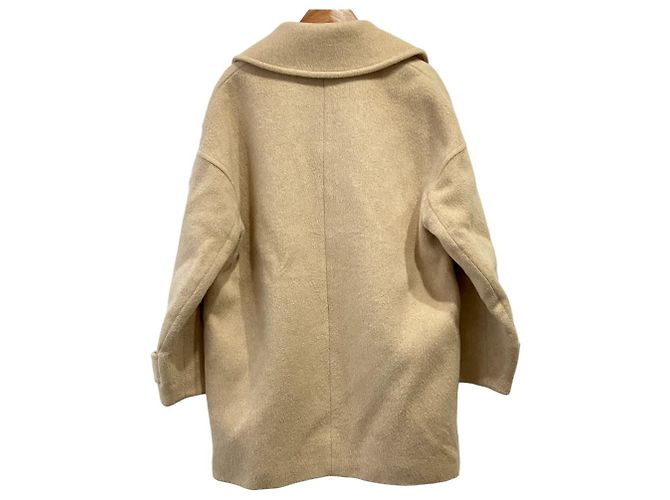 Autre Marque Abrigo cruzado Ebure Super 100s de lana castor - vista 2