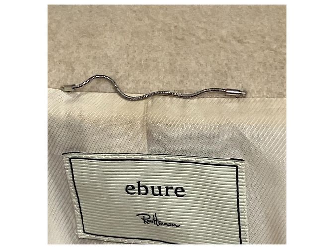 Autre Marque Abrigo cruzado Ebure Super 100s de lana castor - vista 8