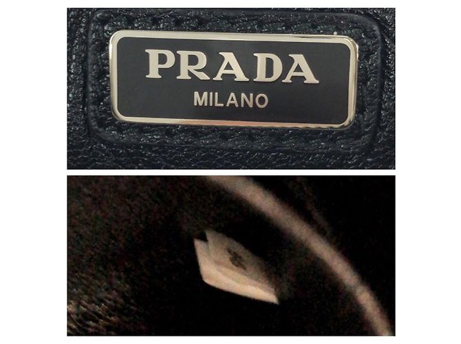 Clutch Prada in pelle Saffiano - vista 5