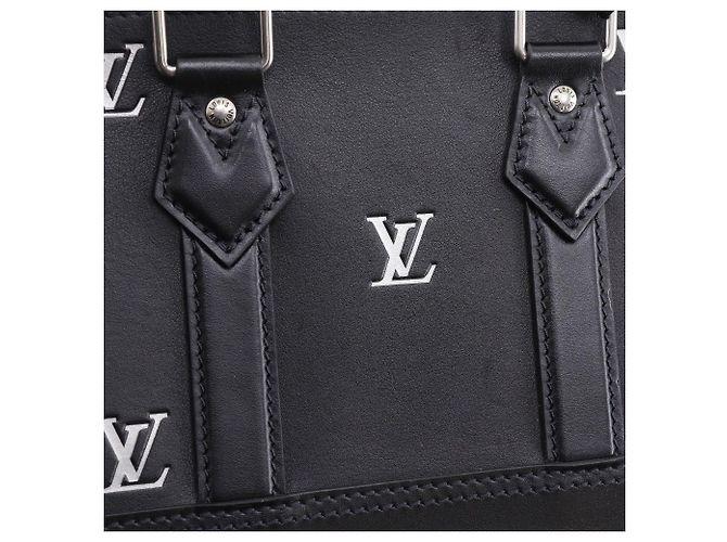 Borsa a mano Louis Vuitton Alma EW in pelle di vitello - vista 13