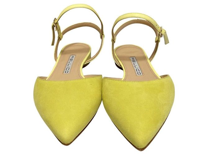 Autre Marque Pellico Pointed Toe Sandalen aus Wildleder - Ansicht 2