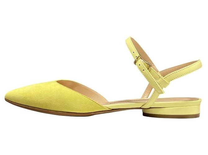 Autre Marque Pellico Pointed Toe Sandalen aus Wildleder - Ansicht 4