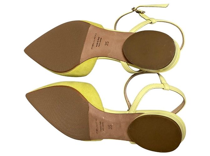 Autre Marque Pellico Pointed Toe Sandalen aus Wildleder - Ansicht 8
