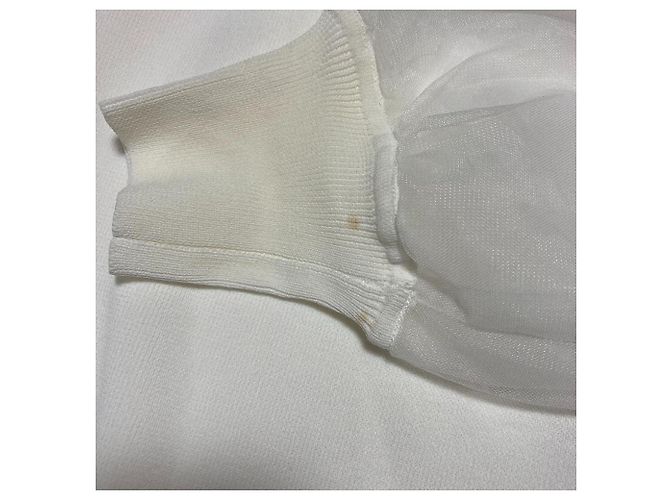 Autre Marque United Arrows Pullover de malha com mangas em tule organza - vista 9