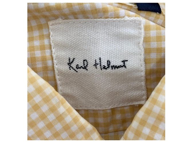 Autre Marque Camicia Karl Helmut Gingham Patchwork - vista 4