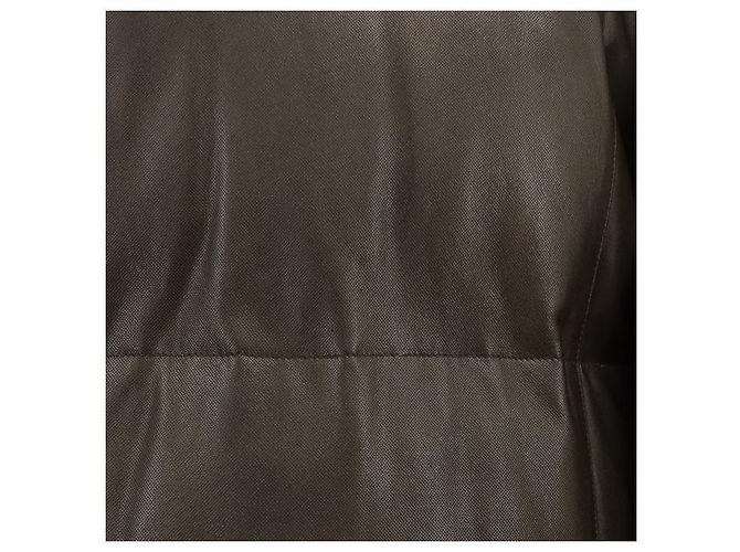Autre Marque Abrigo de plumón de nubuck de piel Nutria Brioni - vista 6