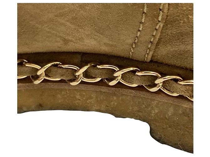 Chanel Shearling Short Boots - view 11