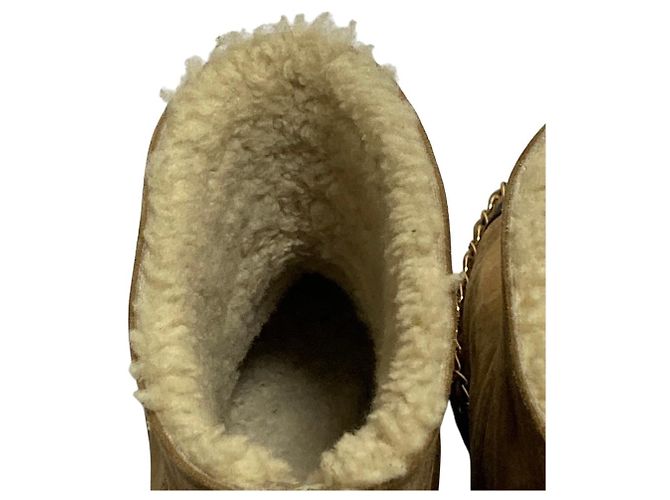 Chanel Shearling Short Boots - view 14