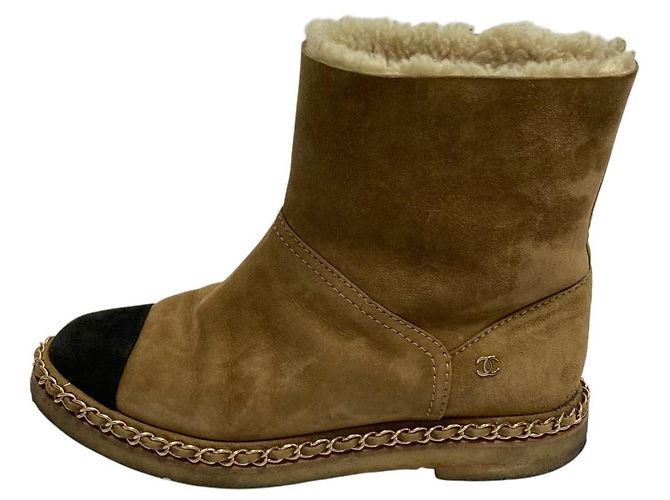 Chanel Shearling Short Boots - view 3