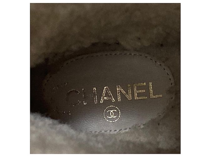 Chanel Shearling Short Boots - view 8