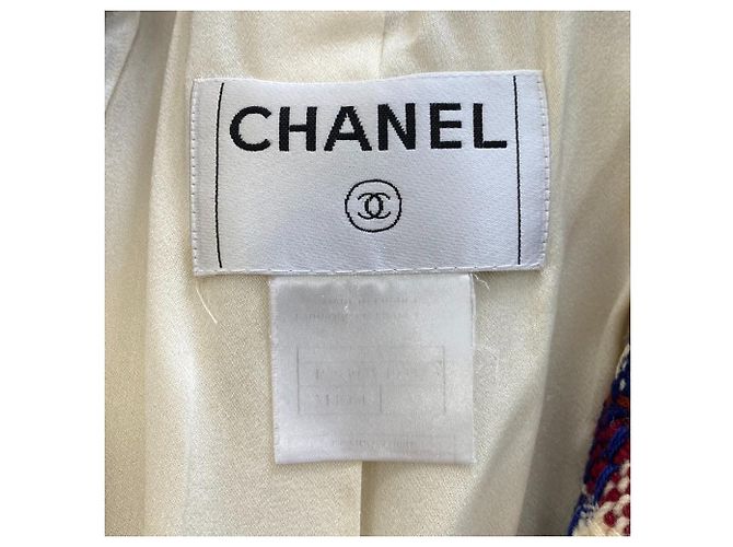 Abrigo de tweed a cuadros Chanel - vista 11