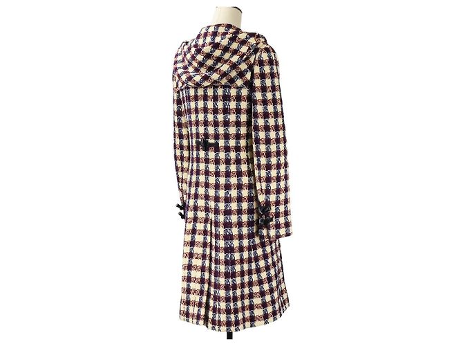 Abrigo de tweed a cuadros Chanel - vista 5