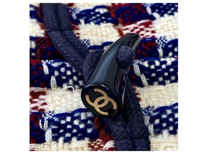 Abrigo de tweed a cuadros Chanel - vista 9