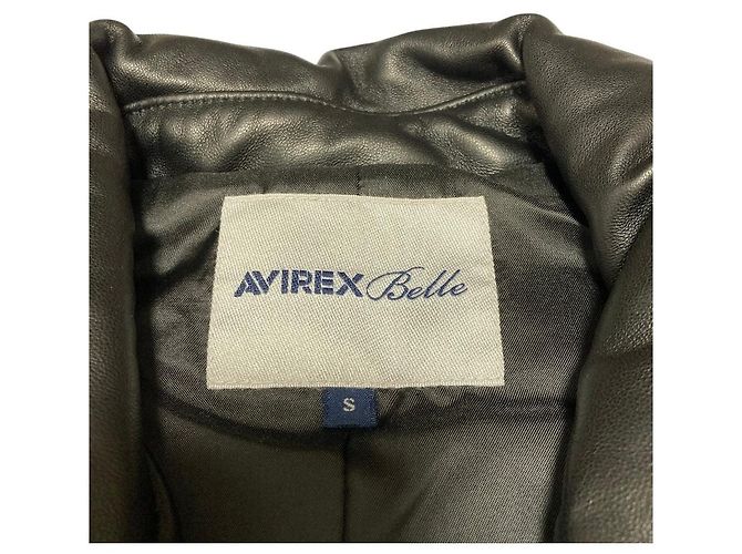 Autre Marque AVIREX Belle Leder-Bikerjacke - Ansicht 10