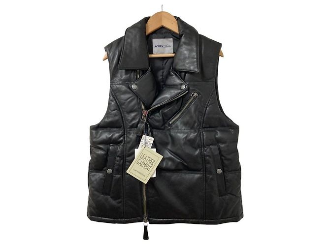 Autre Marque AVIREX Belle Leder-Bikerjacke - Ansicht 8