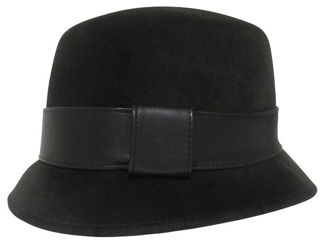 Hermès Sombrero con ribete de piel de conejo Hermes - vista 2