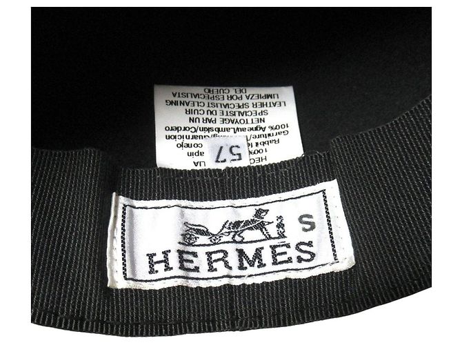 Hermès Sombrero con ribete de piel de conejo Hermes - vista 7