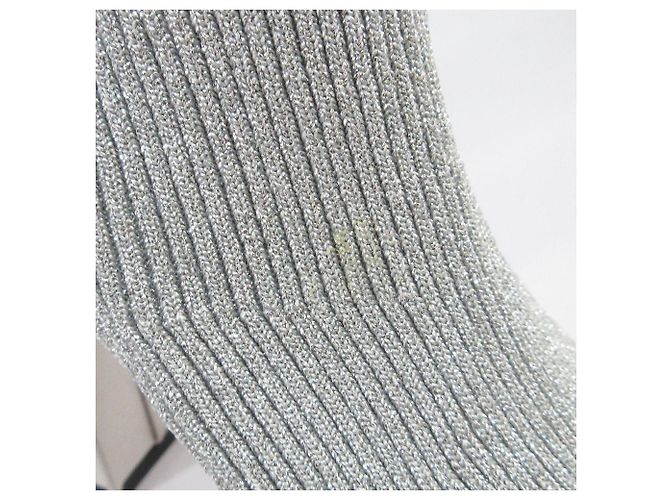 Autre Marque Le Silla Lame Knit Short Boots - view 12