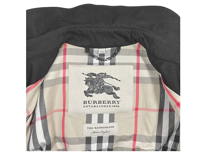 Burberry Kensington Trench Coat de algodón - vista 3