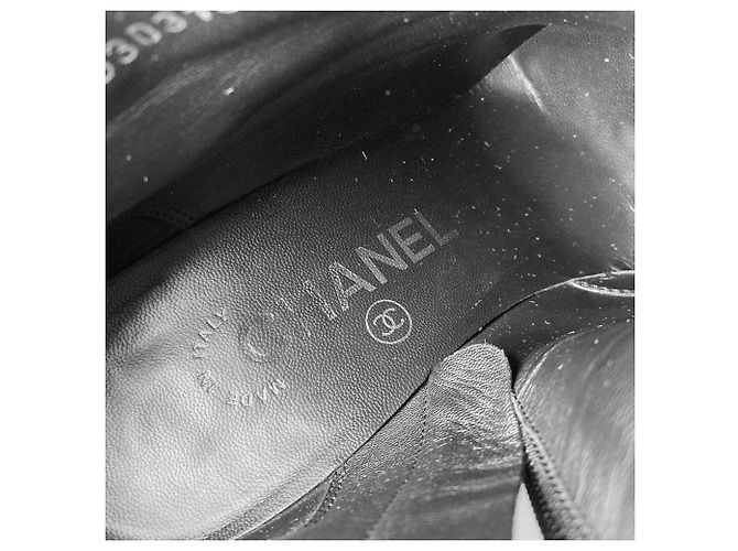 Botines cortos de piel Chanel - vista 10