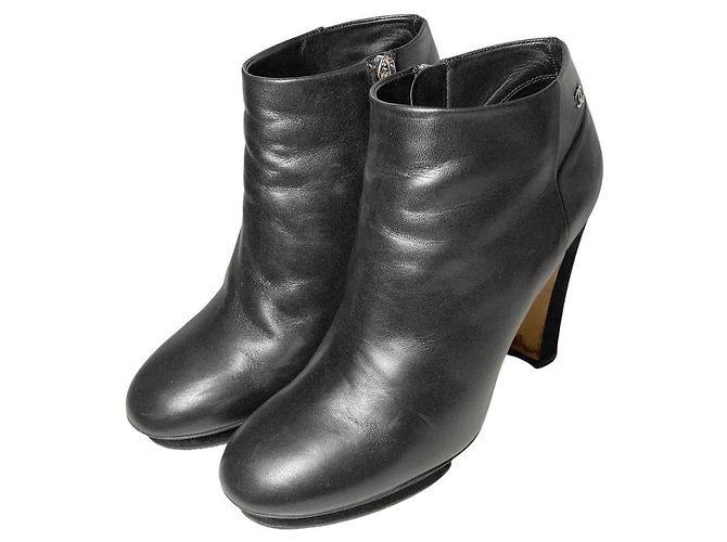 Botines cortos de piel Chanel - vista 2
