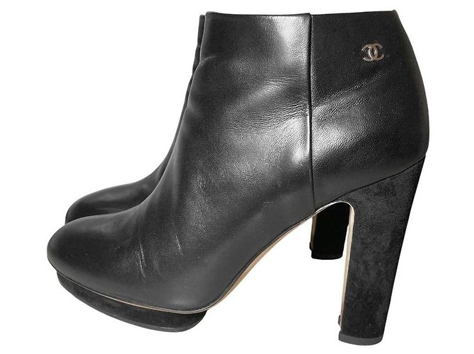 Botines cortos de piel Chanel - vista 3