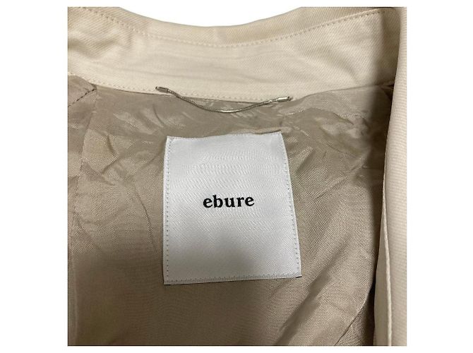 Autre Marque Gabardina Flare de Twill Manard Ebure - vista 10