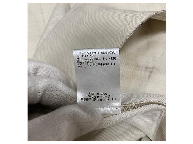 Autre Marque Gabardina Flare de Twill Manard Ebure - vista 13