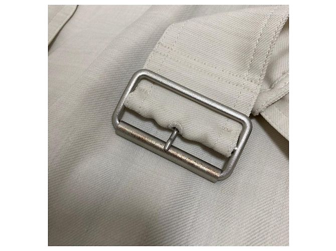 Autre Marque Gabardina Flare de Twill Manard Ebure - vista 14