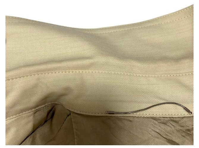 Autre Marque Gabardina Flare de Twill Manard Ebure - vista 15
