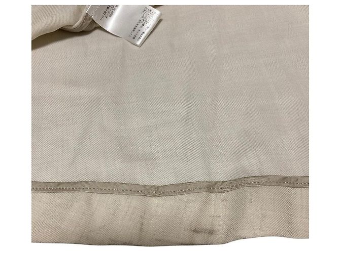 Autre Marque Gabardina Flare de Twill Manard Ebure - vista 17