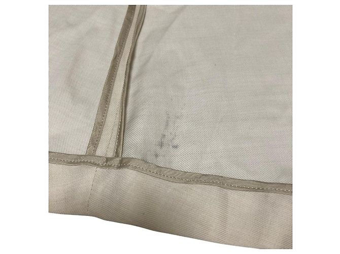 Autre Marque Gabardina Flare de Twill Manard Ebure - vista 18
