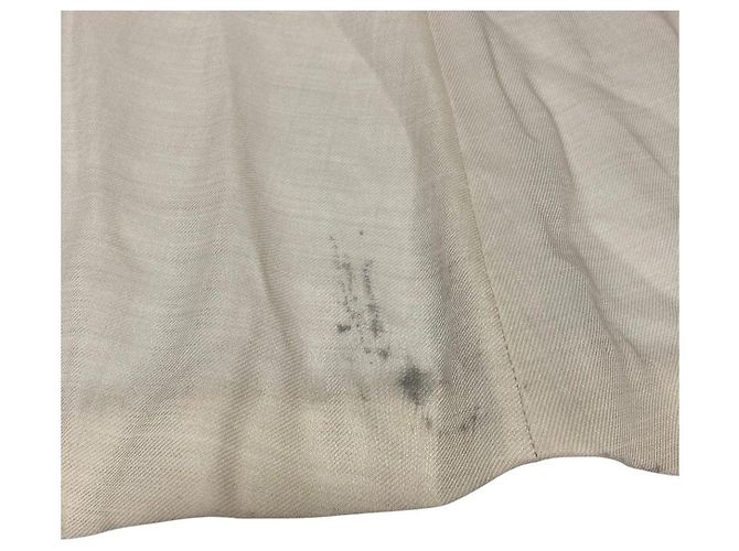 Autre Marque Gabardina Flare de Twill Manard Ebure - vista 19