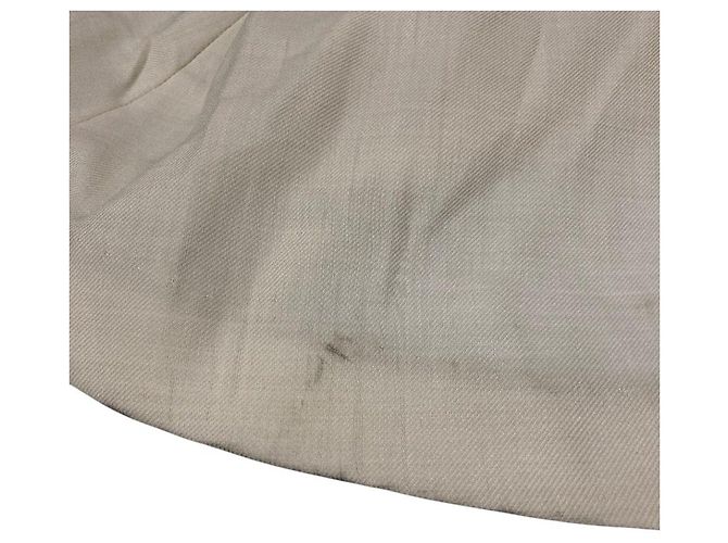 Autre Marque Gabardina Flare de Twill Manard Ebure - vista 20