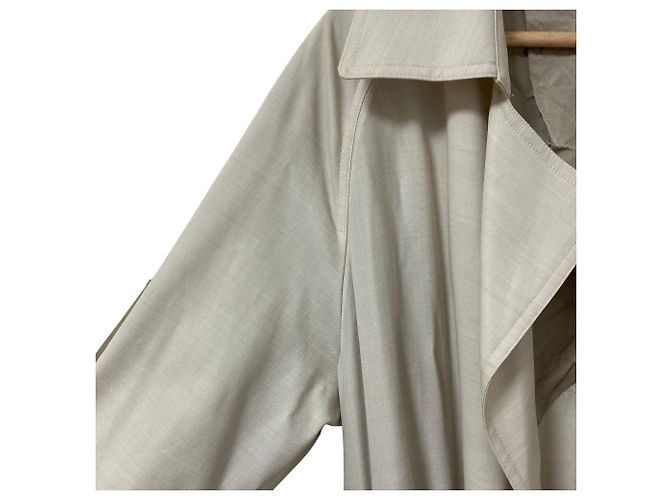 Autre Marque Gabardina Flare de Twill Manard Ebure - vista 5