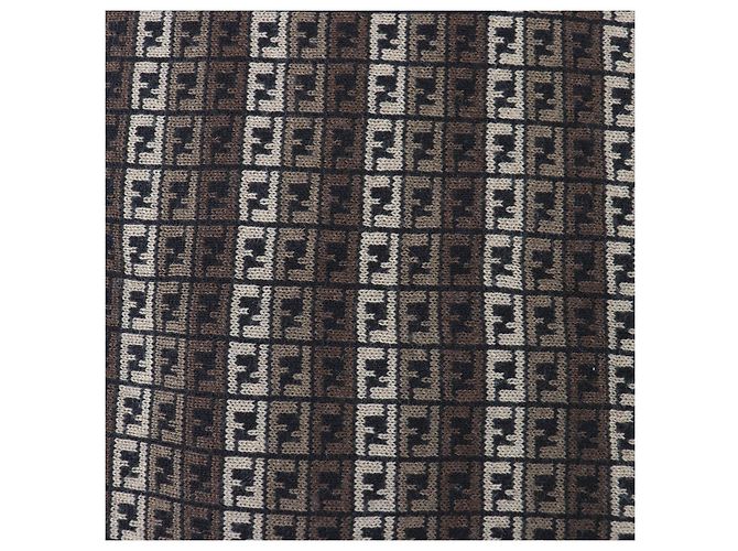 Fendi FF Logo Wollschal - Ansicht 4