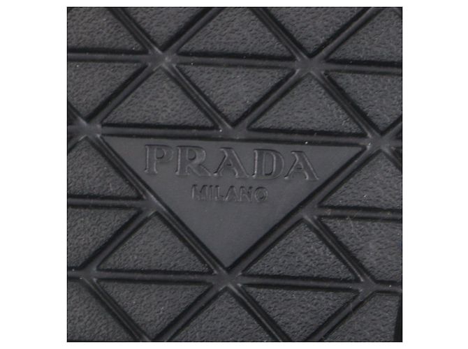 Mocassins Prada en nylon noir - vue 11