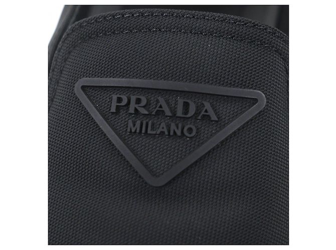 Mocassins Prada en nylon noir - vue 7