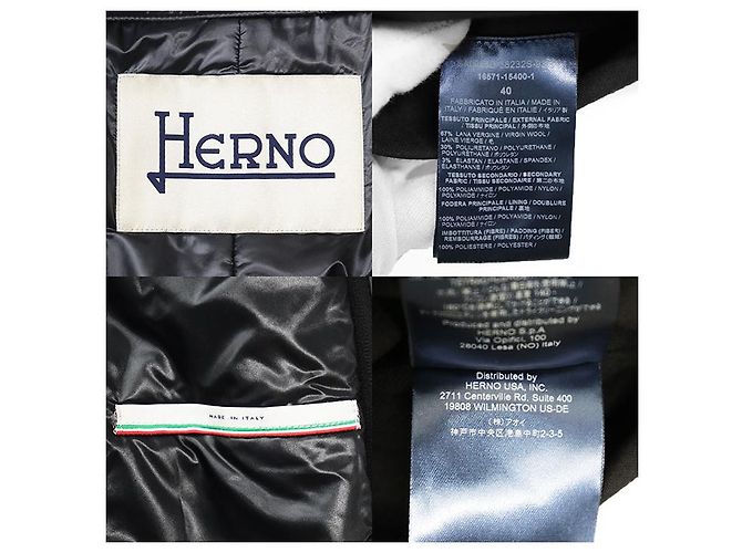 Autre Marque Herno Wool Docking Down Coat - view 10