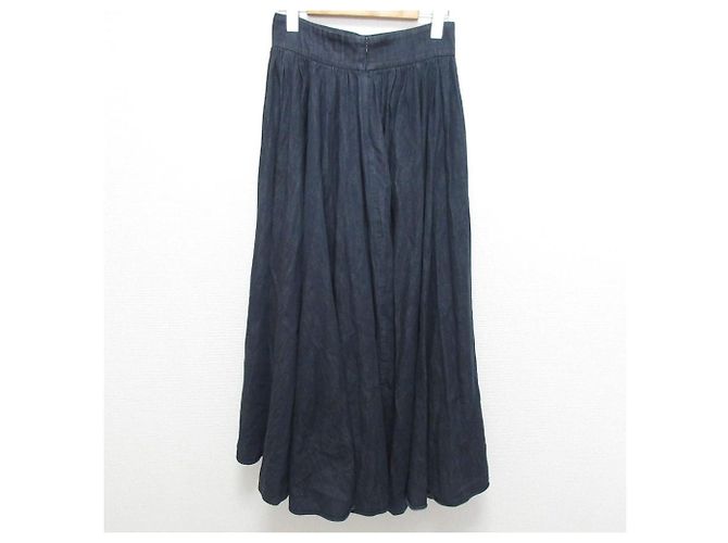 Autre Marque Gonna lunga a campana in denim Ebure - vista 2