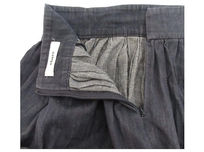 Autre Marque Gonna lunga a campana in denim Ebure - vista 5
